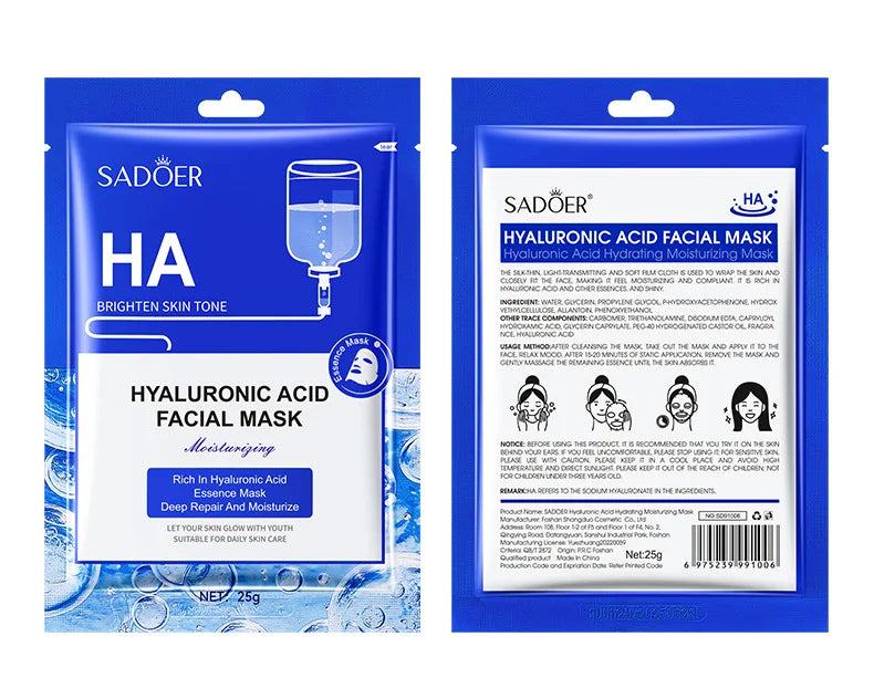 Vitamin E hyaluronic face mask